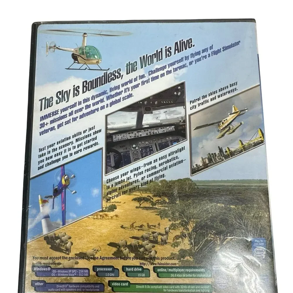 Microsoft Flight Simulator X (PC, 2006) PC DVD Game For Windows